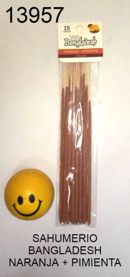 Imagen de SAHUMERIO BANGLADESH NARANJA + PIMIENTA 3.26